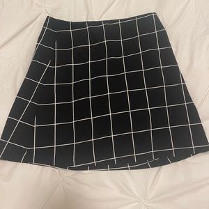 Checkered Mini Skirt